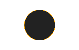 Annular solar eclipse of 04/22/0152 Annular solar eclipse of 04/22/0152