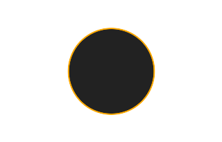 Annular solar eclipse of 07/03/0623 Annular solar eclipse of 07/03/0623