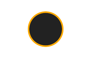 Annular solar eclipse of 01/20/0771 Annular solar eclipse of 01/20/0771