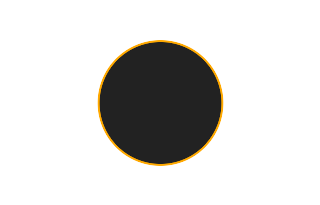 Ringförmige Sonnenfinsternis vom 25.03.0833