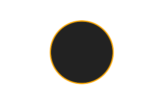Annular solar eclipse of 12/24/1033