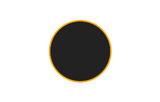 Annular solar eclipse of 05/11/1100