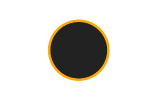 Annular solar eclipse of 01/16/1116
