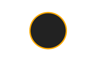 Annular solar eclipse of 01/04/1117