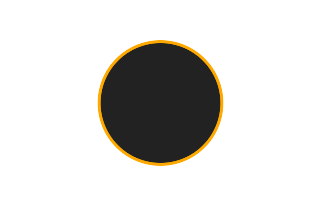 Annular solar eclipse of 06/01/1155