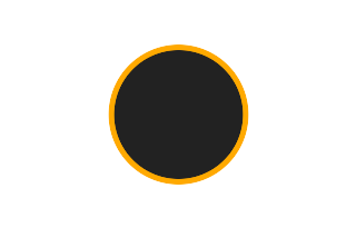 Ringförmige Sonnenfinsternis vom 20.01.1311