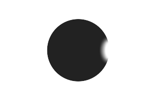 Hybrid solar eclipse of 03/03/1318
