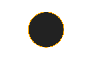 Ringförmige Sonnenfinsternis vom 24.03.1373