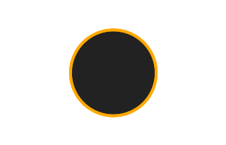 Annular solar eclipse of 03/04/1383 Annular solar eclipse of 03/04/1383