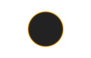 Annular solar eclipse of 02/21/1384 Annular solar eclipse of 02/21/1384