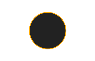 Annular solar eclipse of 04/05/1391
