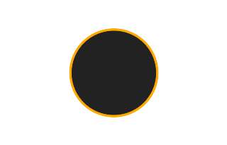 Annular solar eclipse of 01/23/1460 Annular solar eclipse of 01/23/1460