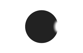 Hybrid solar eclipse of 01/17/1703