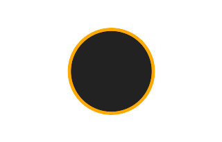 Annular solar eclipse of 12/24/2345