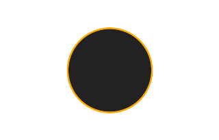 Ringförmige Sonnenfinsternis vom 24.08.2845