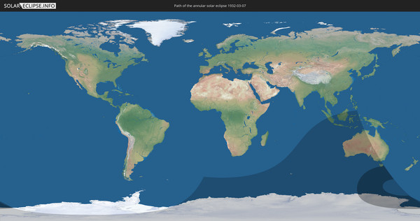 Solar Eclipse of 03/07/1932