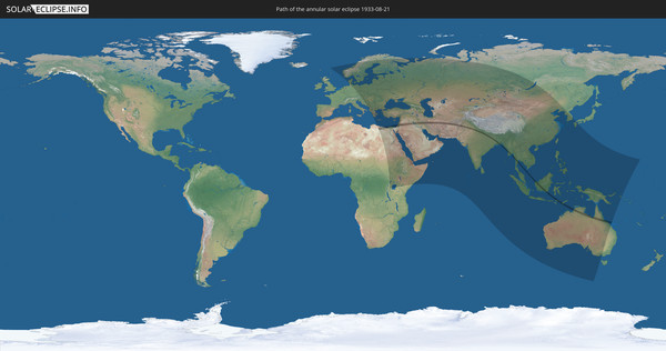 Solar Eclipse of 08/21/1933