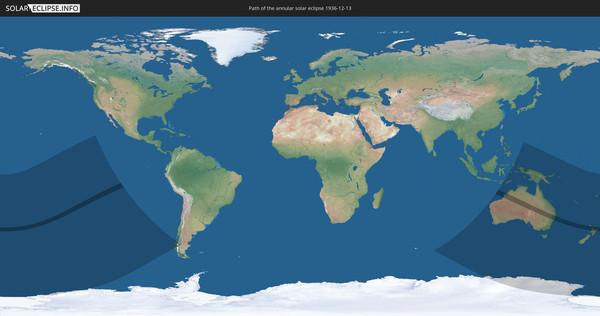 Solar Eclipse of 12/13/1936