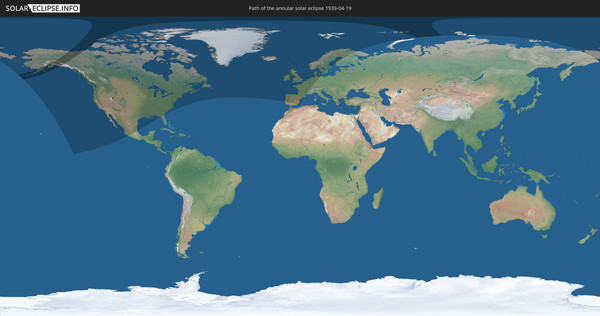 Solar Eclipse of 04/19/1939