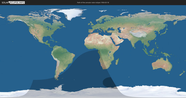 Solar Eclipse of 03/18/1950