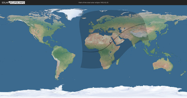 Solar Eclipse of 02/25/1952