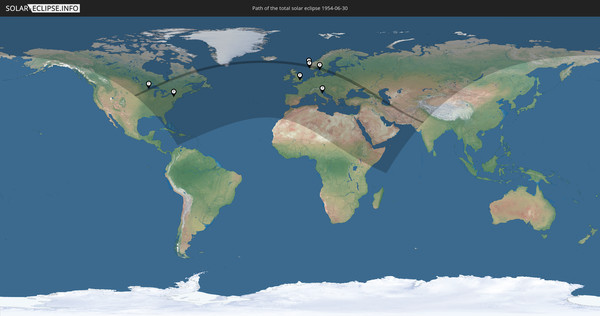 Solar Eclipse of 06/30/1954