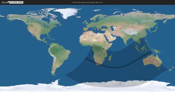 Solar Eclipse of 12/25/1954