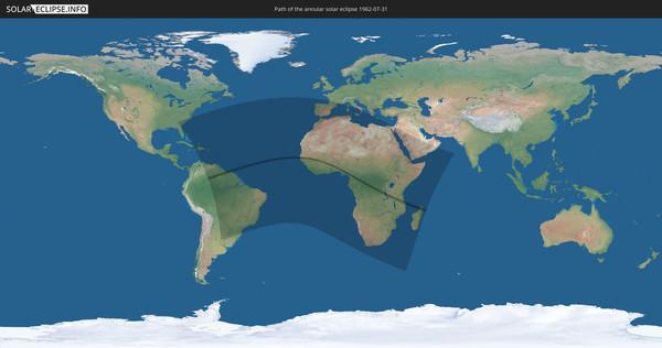 Solar Eclipse of 07/31/1962