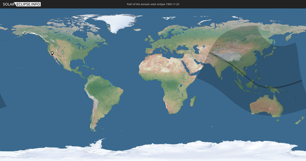 Solar Eclipse of 11/23/1965