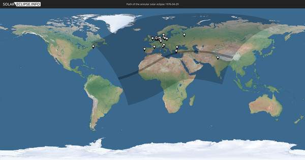 Solar Eclipse of 04/29/1976