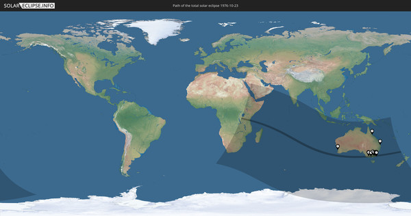 Solar Eclipse of 10/23/1976