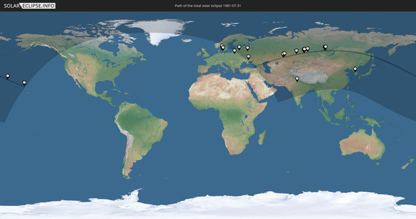 Solar Eclipse of 07/31/1981