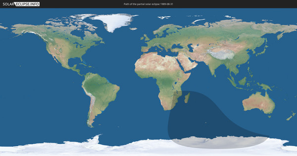 Solar Eclipse of 08/31/1989