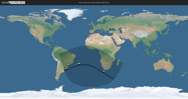 Solar Eclipse of 06/30/1992