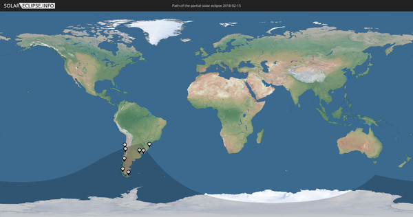 Solar Eclipse of 02/15/2018