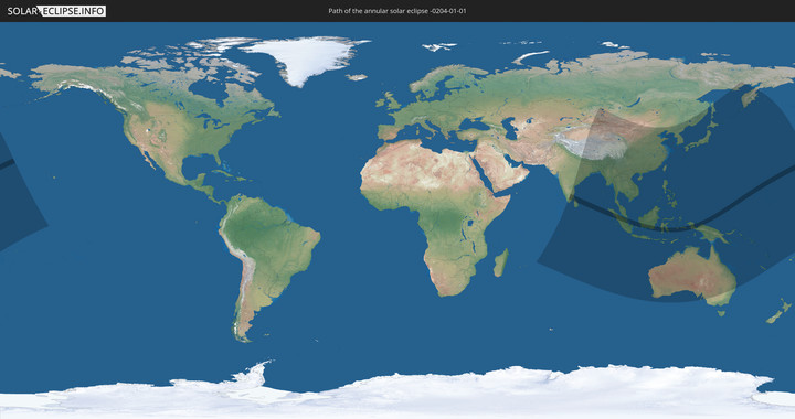 path of eclipse